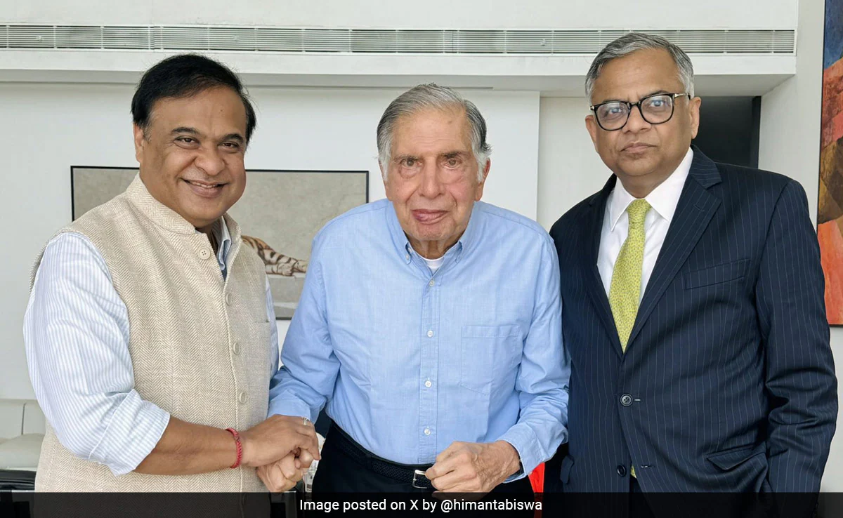 Ratan Tata states that the forthcoming semiconductor manufacturing will enhance Assam's global recognition.